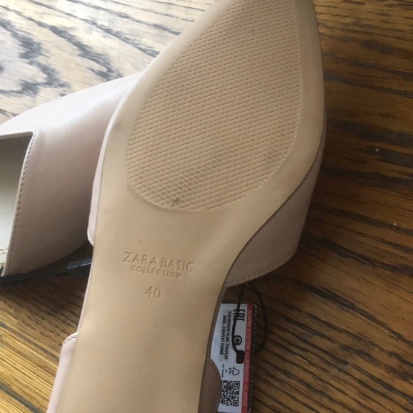 Zara Basic BRAND NEW pointed flat/sandal - Picture 6 of 6